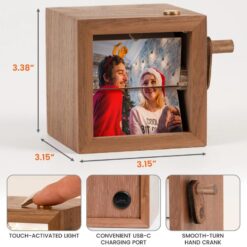 Custom Photo Flipbook Frame, Custom Wooden Gift - photo 6