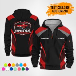 Custom Cargo Van 3D Printed Quarter Zip Hoodie - photo 14