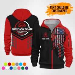 Custom Tree Service 3D Printed Quarter Zip Hoodie - photo 14