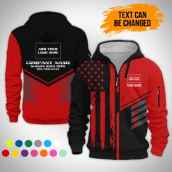 Custom Uniform American Flag 3D Hoodie - photo 14