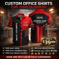Custom Company Brand Uniform Shirt – Custom Name, - photo 118