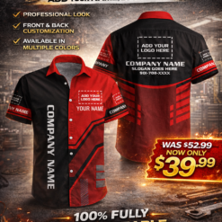 Custom Company Brand Uniform Shirt – Custom Name, - photo 118