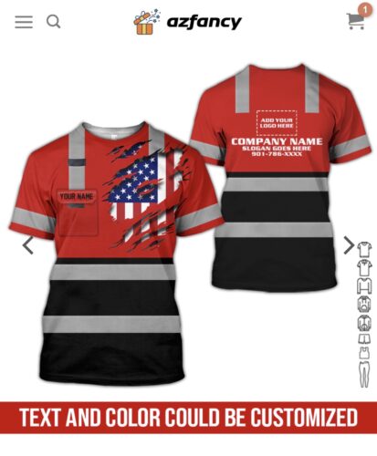 Click to view full screen Pocket-Custom Company Brand Uniform Shirt – - photo 339