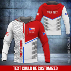 Custom Proud Puerto Rican 3D Hoodie - photo 134
