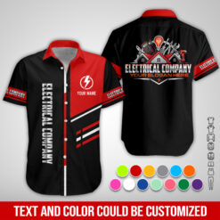 Personalized Name Electrical Service 3D All Over Printed Clothes PC726