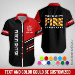 Personalized Name Firefighter 3D All Over Printed Clothes PC707