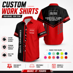 Pocket - Custom Company Brand Uniform Shirt – Personalized Name, Logo & Colors PC664 - photo 118
