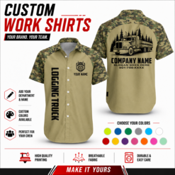 Personalized Name Logging Truck 3D All Over Printed Clothes PC675