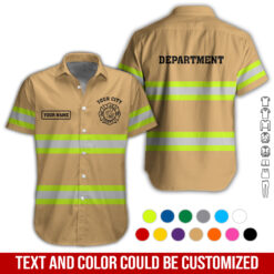 Personalized Name Firefighter Style 3D All Over Printed Clothes GL441