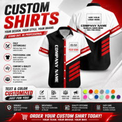 Custom Company Brand Uniform Shirt – Personalized Name, Logo & Colors ZM703