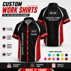 Custom Company Brand Uniform Shirt – Personalized Name, Logo & Colors DA239 - photo 172