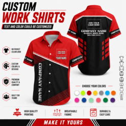 Custom Company Brand Uniform Shirt – Personalized Name, Logo & Colors PC662 - photo 118