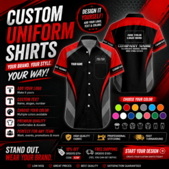 Pocket_Personalized Name And Color Electrical Uniform All Over Printed Clothes PC746