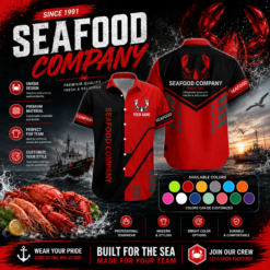 Custom Seafood Company Uniform Shirt ZM753