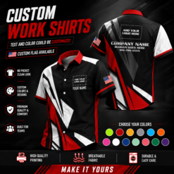 Custom Company Brand Uniform Shirt – Personalized Name, Logo & Colors PC663 - photo 118