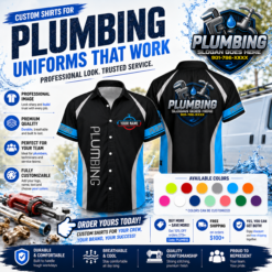 Custom Plumbing Work Shirt – Personalized Name, Logo & Hi-Vis Colors ZM720