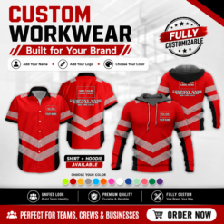 Custom Company Brand Uniform Shirt – Personalized Name, Logo & Colors ZM750