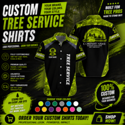 Personalized Arborist Workwear – Custom Tree Service 3D Uniform GL408