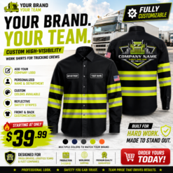 Custom Company Brand Uniform Workwear Style – Personalized Name, Logo And Colors GL503