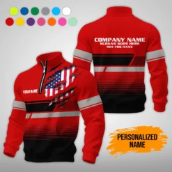 Personalized Name Custom Work Shirt for Mechanics, Electricians & HVAC 3D Waffle Sweatshirts PM239