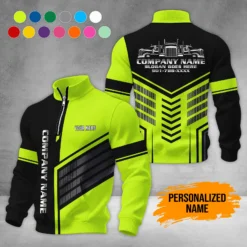 Personalized Name Custom Trucking 3D Waffle Sweatshirts DA770